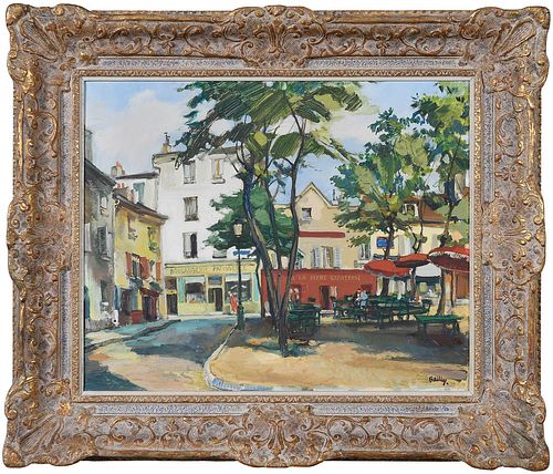 FRENCH SCHOOL PAINTING SIGNED "BAILLY"(20th