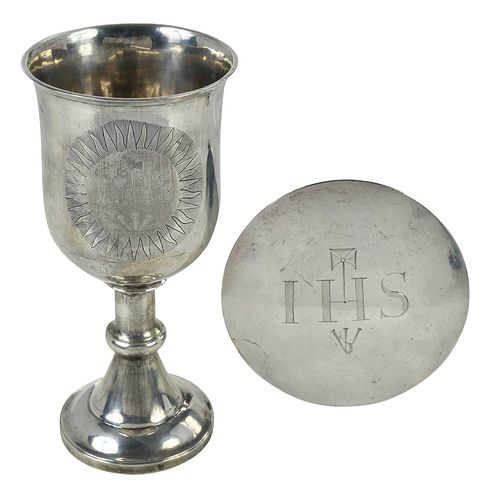 GEORGE III IRISH SILVER COMMUNION 377bbe