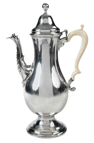 GEORGE III ENGLISH SILVER COFFEE 377bcd