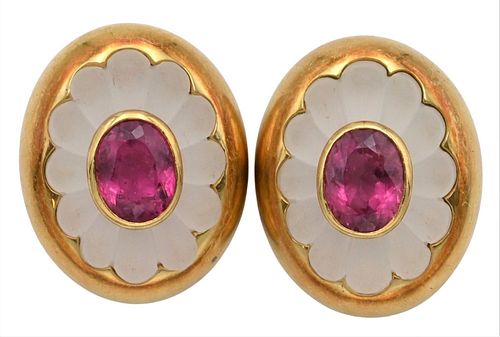 TAMBETTI 18 KARAT GOLD EAR CLIPS  377c0f