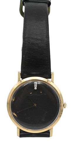 OMEGA 14 KARAT GOLD MEN'S WRISTWATCH,