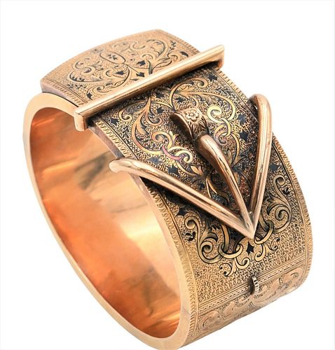 14 KARAT GOLD VICTORIAN BANGLE