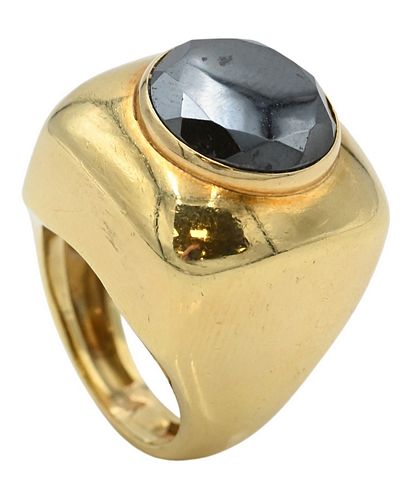 TAMBETTI 18 KARAT YELLOW GOLD RING,