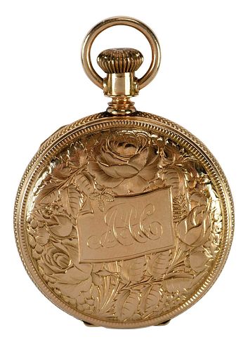 AMERICAN WATCH CO. 14KT. POCKET WATCH42mm