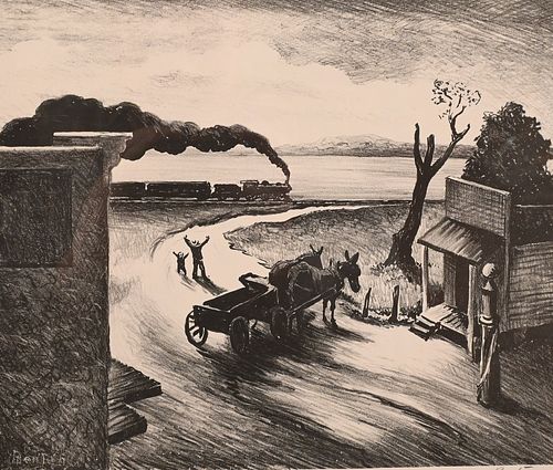 THOMAS HART BENTON (1889 - 1975),