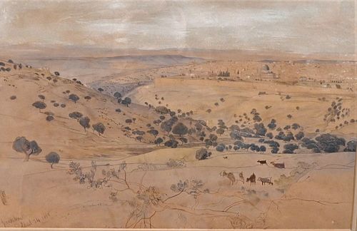 EDWARD LEAR 1812 1888 JERUSALEM  377dde