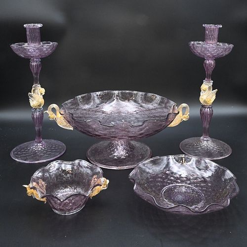 30 PIECE GROUP OF SALVIATI VENETIAN 377e48