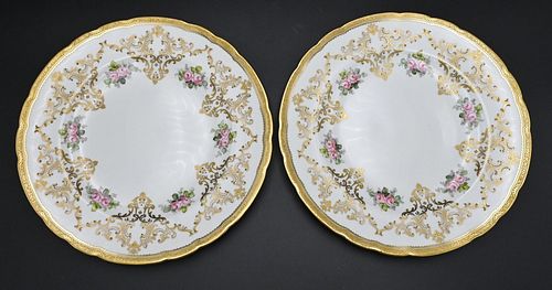 SET OF 12 ROYAL CROWN DERBY PLATES  377ecf