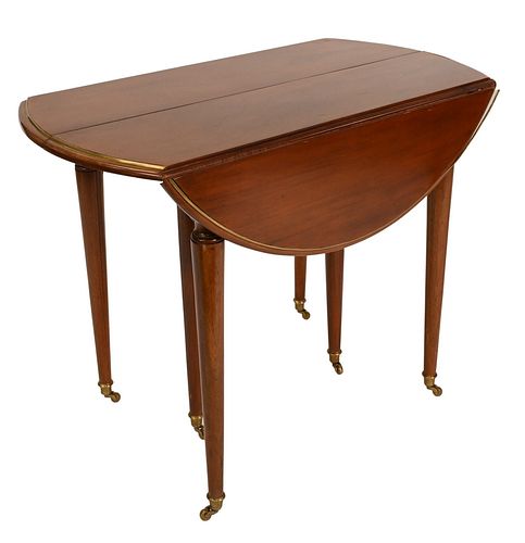 LOUIS XVI STYLE MAHOGANY DROP LEAF