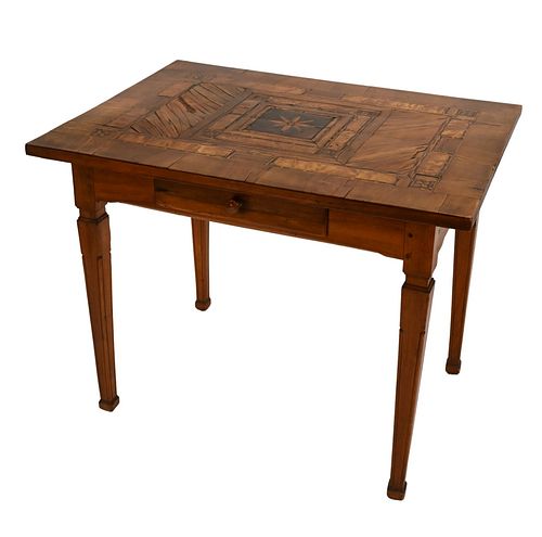 ITALIAN NEOCLASSICAL WALNUT MARQUETRY 377f23