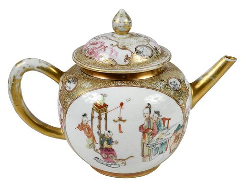 CHINESE EXPORT ENAMELED PORCELAIN