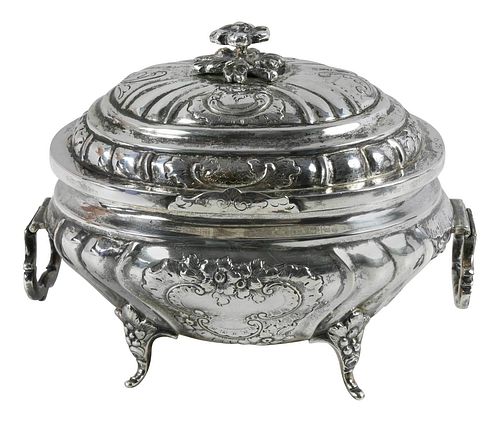 CONTINENTAL SILVER LIDDED BOXprobably 377f6b