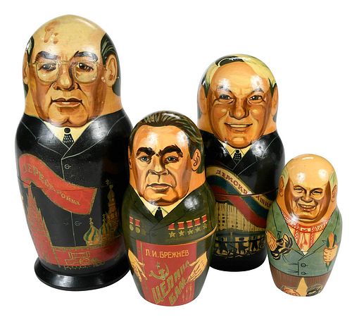 10 PIECE RUSSIAN LEADERS NESTING