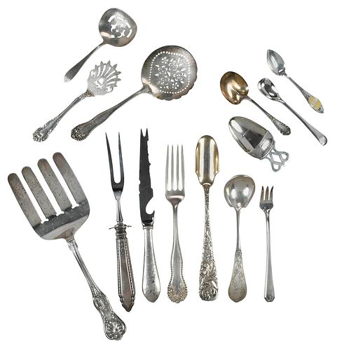 56 PIECES SILVER FLATWAREmost American,