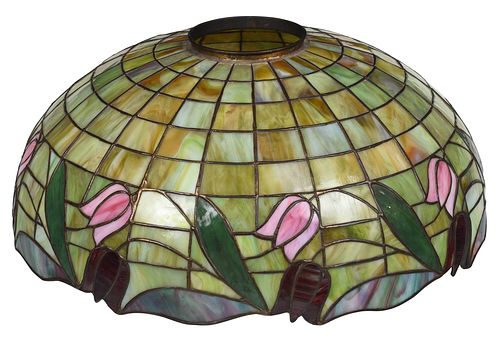 GOODWIN KINTZ LEADED GLASS LAMP 377fc8