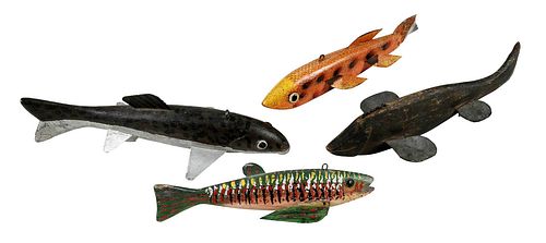GROUP OF FOUR SMALL FRESHWATER 378015