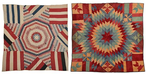 TWO 19TH CENTURY AMERICAN QUILTSmid
