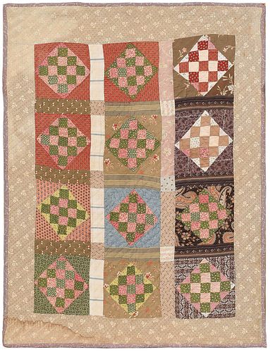 MULTI-PATCH CRIB QUILTAmerican,