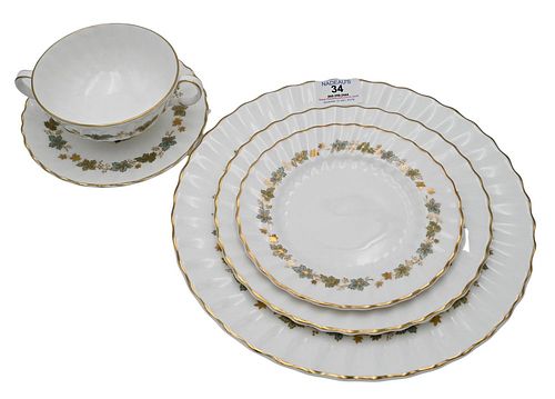 93 PIECE SET OF ROYAL DOULTON PIEDMONT