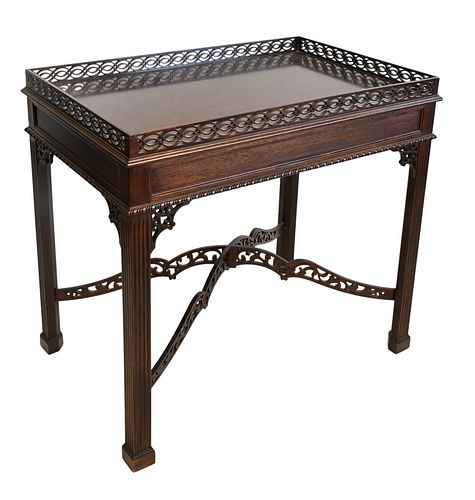 STICKLEY MAHOGANY CENTER TABLE,