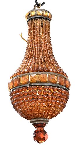 AMBER BEADED AND BRONZE MOUNTED 37811e