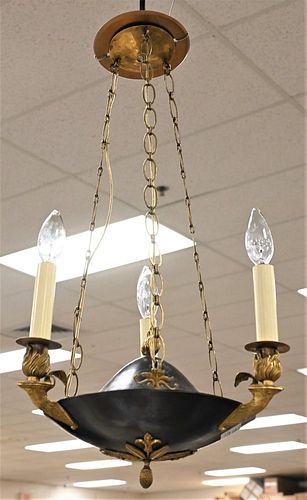 FRENCH EMPIRE HANGING LIGHT HAVING 37811b