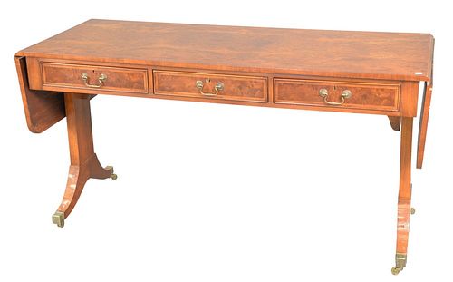 GEORGE IV STYLE SOFA TABLE, HAVING