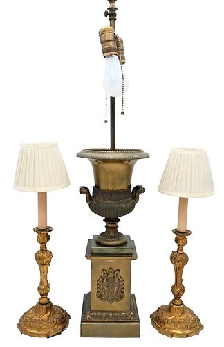 THREE TABLE LAMPS TO INCLUDE A 378152