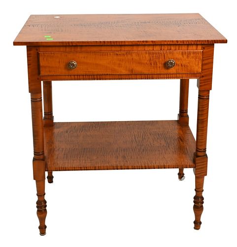 TIGER MAPLE SHERATON STYLE STAND  3781ae
