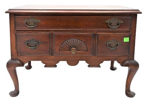 CUSTOM MAHOGANY MINIATURE SERVER LOWBOY  3781b8