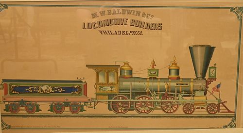 M W BALDWIN AND COMPANY LOCOMOTIVE 3781c8