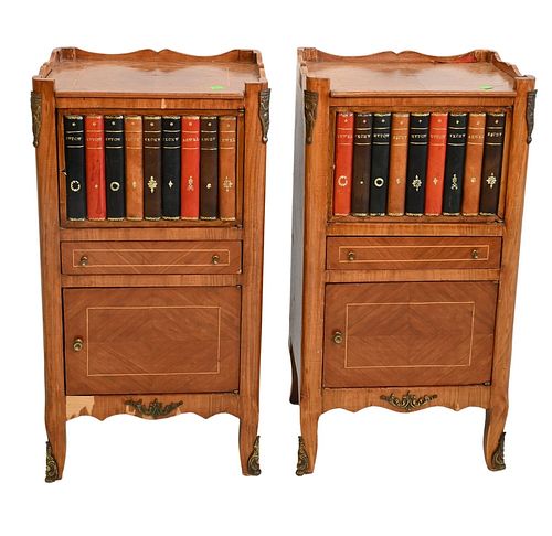 PAIR OF FRENCH STYLE END TABLES  3781df
