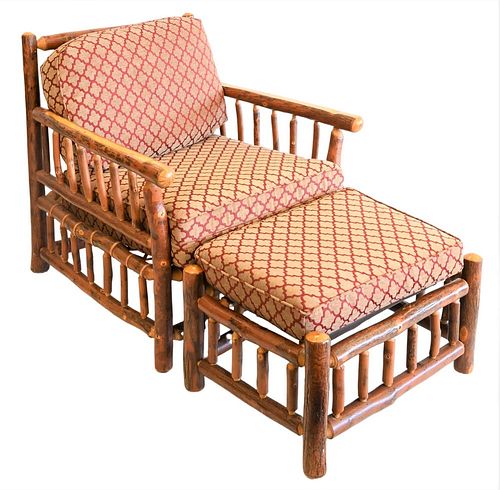 ADIRONDACK STYLE ARM CHAIR AND