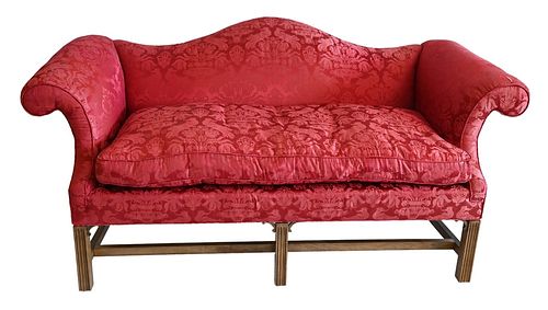 CHIPPENDALE STYLE SOFA ON FLUTED 3781da