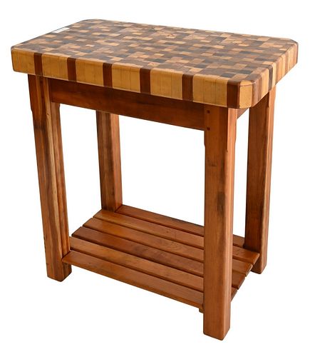 BOB CLEGG BUTCHER BLOCK HEIGHT 37821a