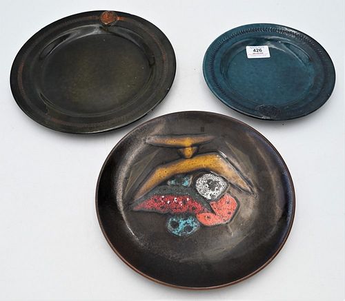 3 SETS OF CERAMIC PLATES, TO INCLUDE