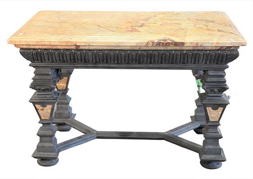 BAROQUE STYLE TABLE, HAVING MOLDED