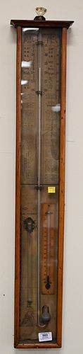 ADMIRAL FITZROY S ANTIQUE BAROMETER  37829a
