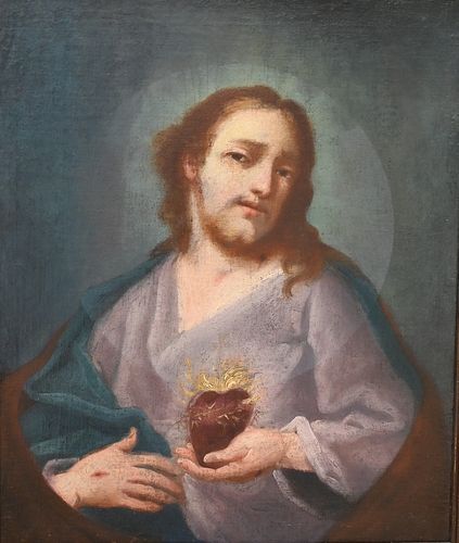 PORTRAIT OF JESUS SACRED HEART,