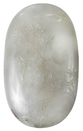 CHINESE WHITE JADE OR HARDSTONE 3782f3