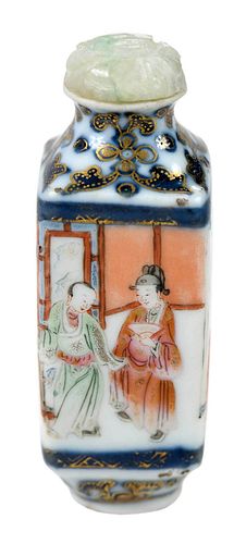 CHINESE PORCELAIN ENAMELED SNUFF 37830c