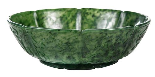 CHINESE SPINACH GREEN JADE OR HARDSTONE 37831d