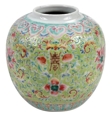 CHINESE FAMILLE ROSE LOTUS PORCELAIN 378350