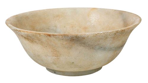 CHINESE HARDSTONE BOWL WITH INCISED 378366