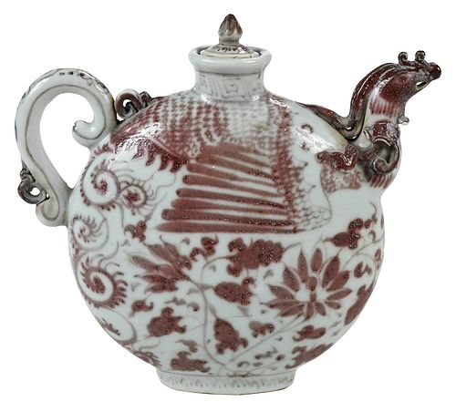 CHINESE PORCELAIN WINE FLASKpossibly