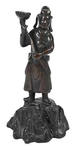 CHINESE BRONZE FIGUREdepicting 3783a7