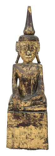 THAI GILTWOOD BUDDHAdepicted in 3783f4