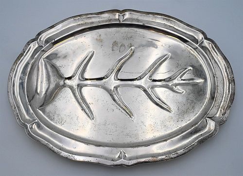 STERLING SILVER WELL AND TREE SERVING