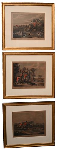 SET OF THREE BACHELOR S HALL ETCHINGS 37845d