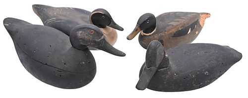 FOUR DUCK DECOYS TO INCLUDE EARLY 378464